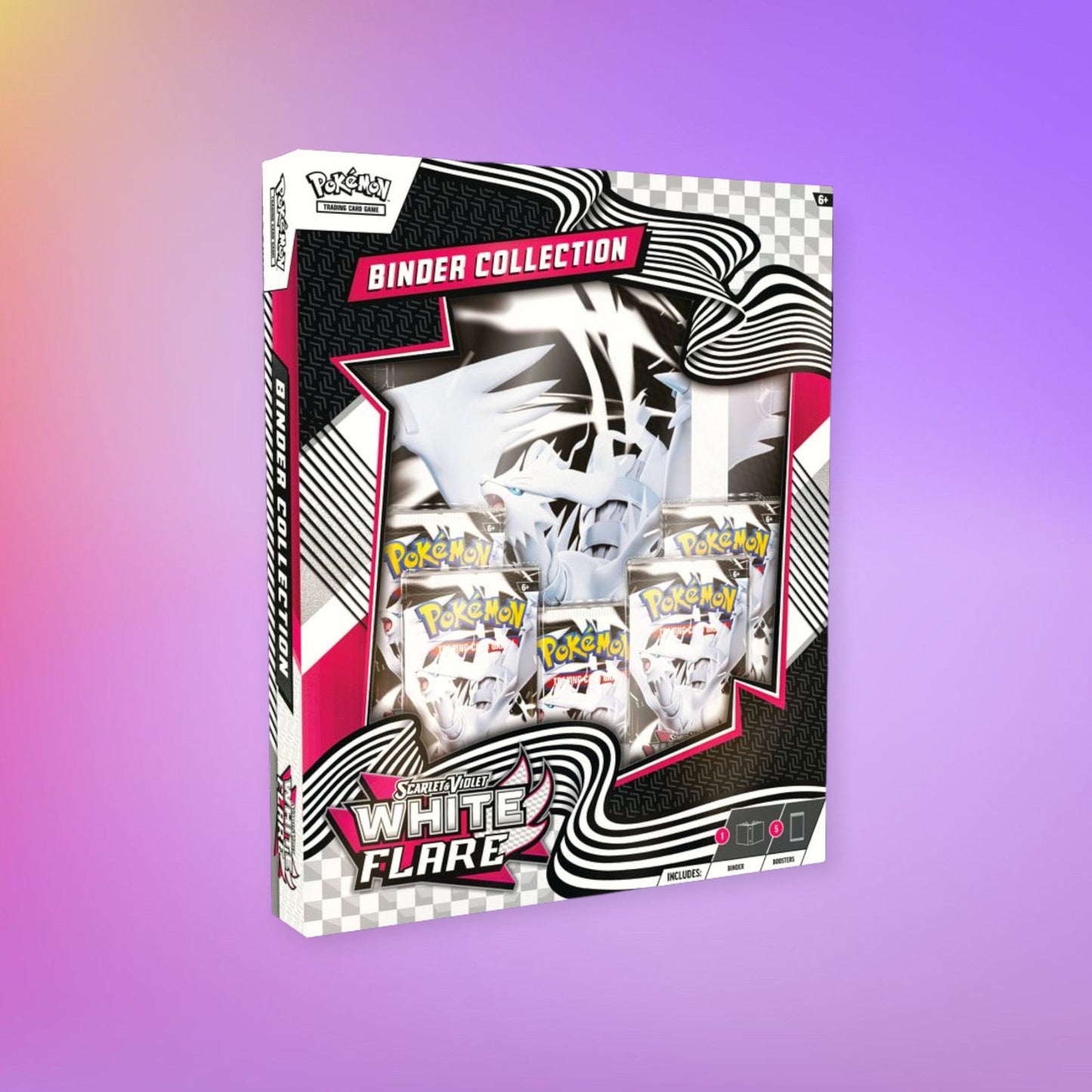White Flare Binder Collection