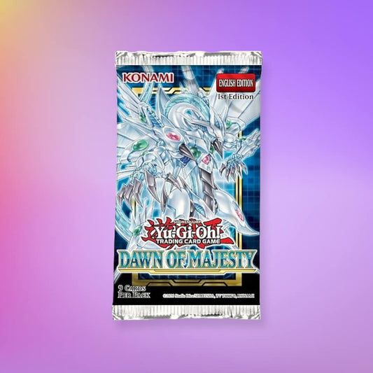 Yu-Gi- Oh Dawn of Majesty English Booster Pack