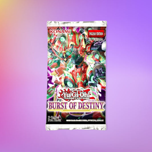 Yu-Gi-Oh Burst of Destiny English Booster Pack