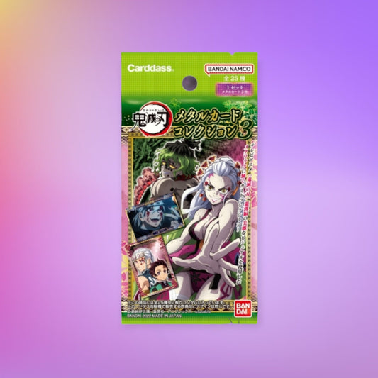 Demon Slayer Metal Card Collection 3 Booster Pack