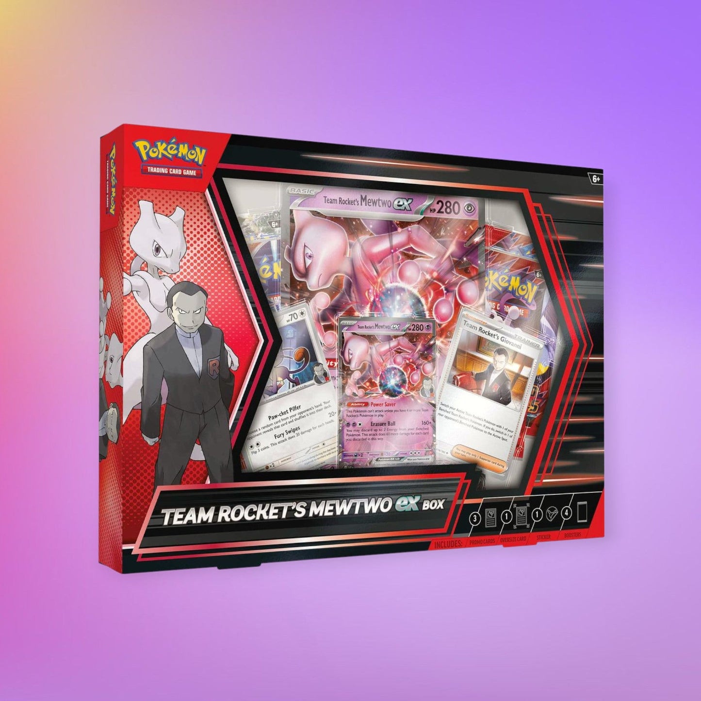 Team Rocket's Mewtwo EX Box